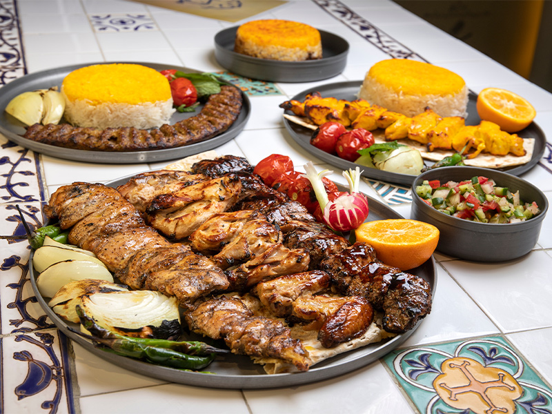 عکسی از بهترین رستوران های کاشان