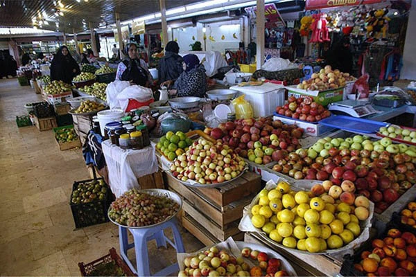 بازار تره بار مهستان کاشان 